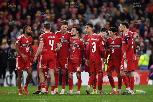 260326 - Wales v Bosnia-Herzegovina - 2026 FIFA World Cup Qualifying - Play-off Semi-final - Wales during the shootout