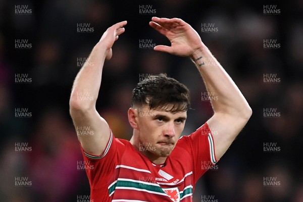 260326 - Wales v Bosnia-Herzegovina - 2026 FIFA World Cup Qualifying - Play-off Semi-final - Mark Harris of Wales after scoring his penalty 