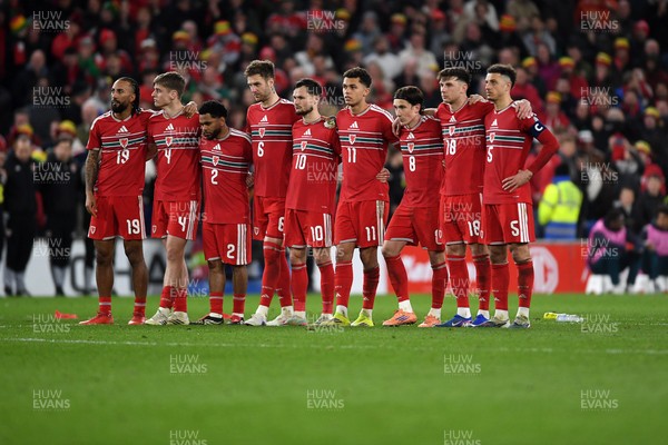 260326 - Wales v Bosnia-Herzegovina - 2026 FIFA World Cup Qualifying - Play-off Semi-final - Wales during the shootout