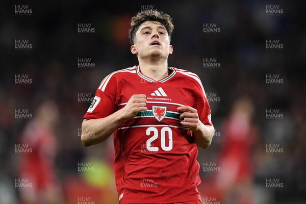 260326 - Wales v Bosnia-Herzegovina - 2026 FIFA World Cup Qualifying - Play-off Semi-final - Daniel James of Wales