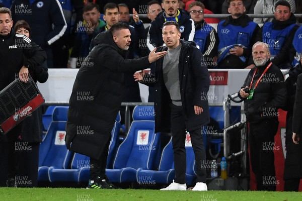260326 - Wales v Bosnia-Herzegovina - 2026 FIFA World Cup Qualifying - Play-off Semi-final - Craig Bellamy, Wales Manager