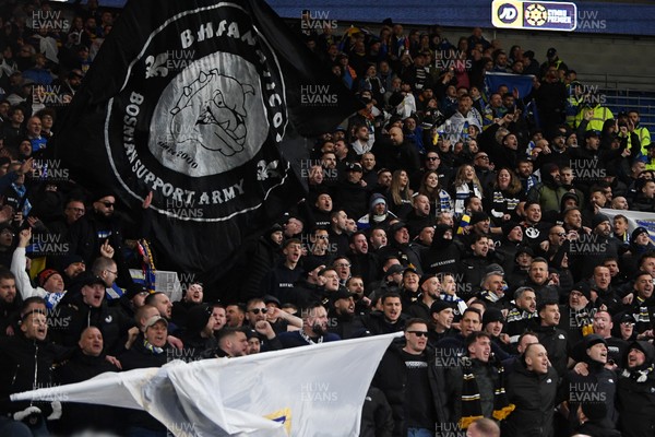 260326 - Wales v Bosnia-Herzegovina - 2026 FIFA World Cup Qualifying - Play-off Semi-final - Bosnia Fans