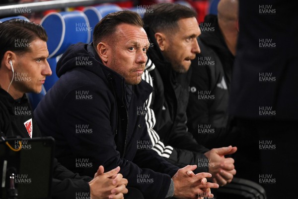 260326 - Wales v Bosnia-Herzegovina - 2026 FIFA World Cup Qualifying - Play-off Semi-final - Craig Bellamy, Wales Manager