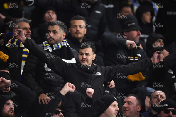 260326 - Wales v Bosnia-Herzegovina - 2026 FIFA World Cup Qualifying - Play-off Semi-final - Bosnia fans