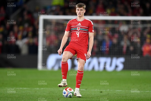 260326 - Wales v Bosnia-Herzegovina - 2026 FIFA World Cup Qualifying - Play-off Semi-final - Dylan Lawlor of Wales