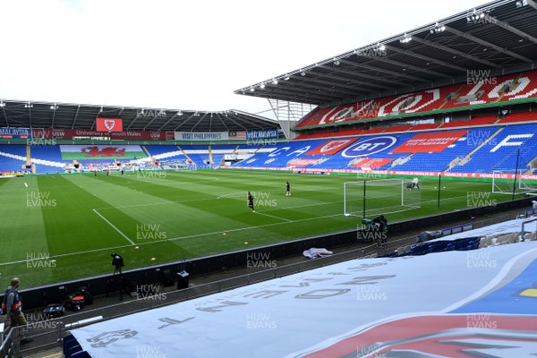 060920 - Wales v Bulgaria - UEFA Nations League - A general view of Cardiff City Stadium ahead of kick off