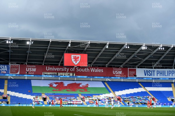 060920 - Wales v Bulgaria - UEFA Nations League - A general view during play at Cardiff City Stadium