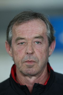 08.10.10.. Wales v Bulgaria, UEFA Euro 2012 Qualifier, Cardiff City Stadium -  Wales care taker manager Brian Flynn       