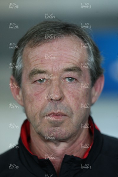 08.10.10.. Wales v Bulgaria, UEFA Euro 2012 Qualifier, Cardiff City Stadium -  Wales care taker manager Brian Flynn       