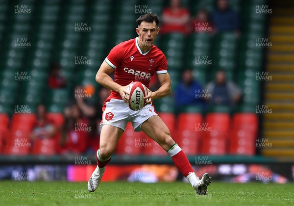 030721 - Wales v Canada - Summer International Rugby - Tom Rogers of Wales