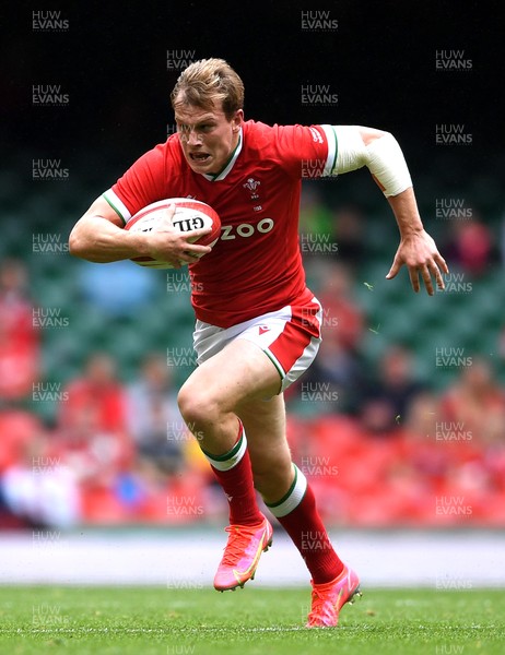 030721 - Wales v Canada - Summer International Rugby - Nick Tompkins of Wales