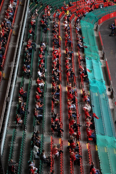 030721 - Wales v Canada - Summer Internationals - Fans in the stadium