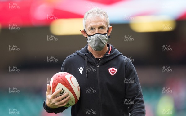 030721 - Wales v Canada, Summer International Series - Former Wales assistant coach and now assistant coach to Canada, Rob Howley during warm up