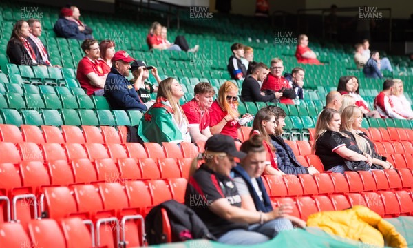030721 - Wales v Canada, Summer International Series - Wales fans prepare to see their team take on Canada