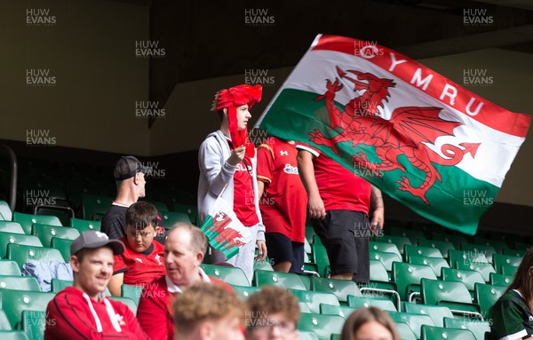 030721 - Wales v Canada, Summer International Series - Wales fans prepare to see their team take on Canada