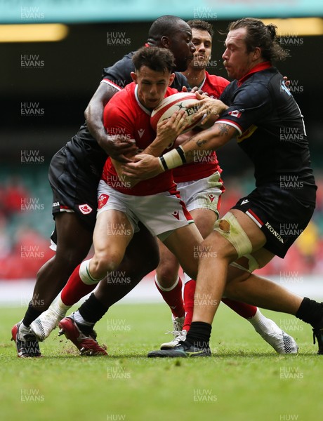 030721 - Wales v Canada, Summer International Series - Tom Rogers of Wales 
