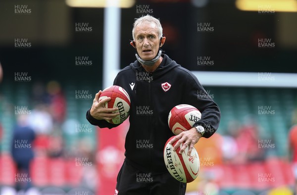 030721 - Wales v Canada, Summer International Series - Former Wales assistant coach and now assistant coach to Canada, Rob Howley during warm up