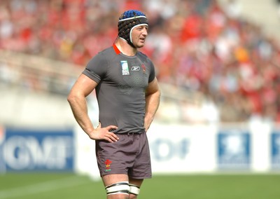 09.09.07 - Wales v Canada - Rugby World Cup 2007 - France - Wales' Ian Gough 