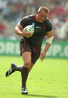 09.09.07 - Wales v Canada - Rugby World Cup 2007 - France - Wales' Gethin Jenkins 