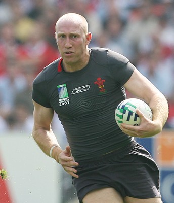 09.09.07 Wales v Canada RWC2007... Wales Tom Shanklin breaks through. 