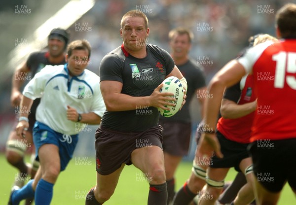 09.09.07 - Wales v Canada - Rugby World Cup 2007 - France - Wales' Gethin Jenkins 
