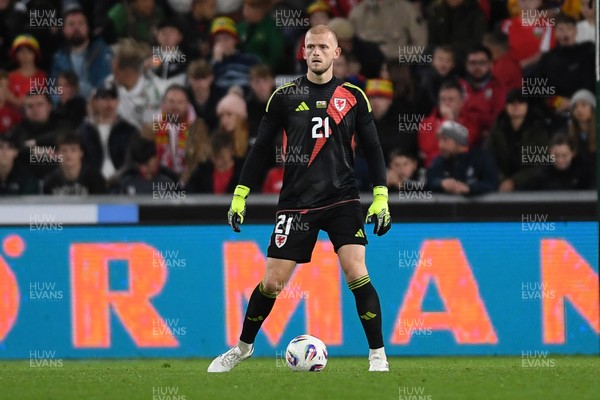 090925 - Wales v Canada -  International Friendly - Adam Davies of Wales