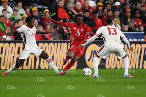 090925 - Wales v Canada -  International Friendly - Ronan Kpakio of Wales