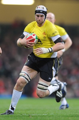 14.11.08 - Wales v Canada -  Invesco Perpetual Series 2008 - Wales' Ryan Jones. 