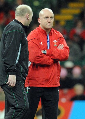 14.11.08 - Wales v Canada - Invesco Perpetual Series -  Wales' Defence Coach Shaun Edwards 