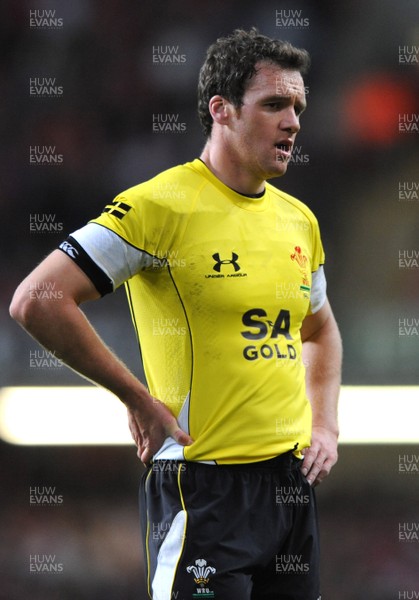 14.11.08 - Wales v Canada -  Invesco Perpetual Series 2008 - Wales' Mark Jones. 