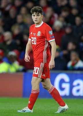 131019 - Wales v Croatia - European Championship Qualifiers - Group E - Daniel James of Wales