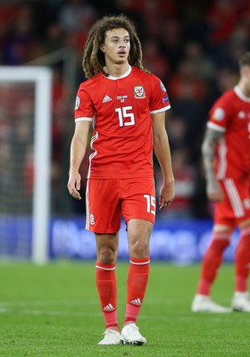 131019 - Wales v Croatia - European Championship Qualifiers - Group E - Ethan Ampadu of Wales