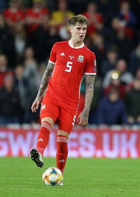 131019 - Wales v Croatia - European Championship Qualifiers - Group E - Joe Rodon of Wales