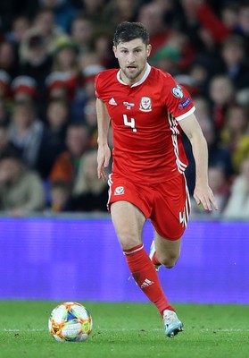 131019 - Wales v Croatia - European Championship Qualifiers - Group E - Ben Davies of Wales