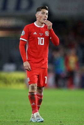 131019 - Wales v Croatia - European Championship Qualifiers - Group E - Harry Wilson of Wales