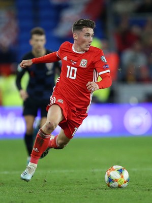 131019 - Wales v Croatia - European Championship Qualifiers - Group E - Harry Wilson of Wales