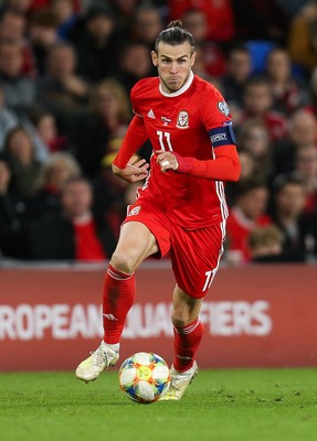 131019 - Wales v Croatia, UEFA Euro 2020 Qualifier - Gareth Bale of Wales