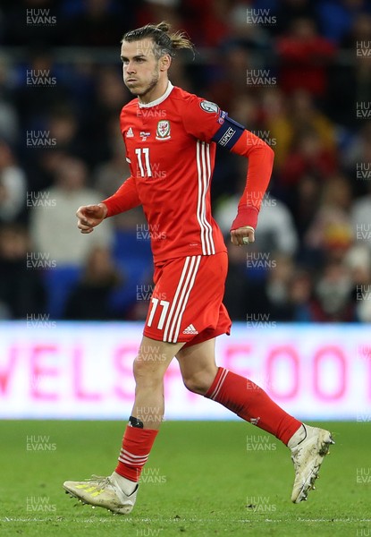 131019 - Wales v Croatia - European Championship Qualifiers - Group E - Gareth Bale of Wales is seen limping during the game