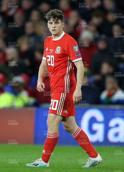 131019 - Wales v Croatia - European Championship Qualifiers - Group E - Daniel James of Wales