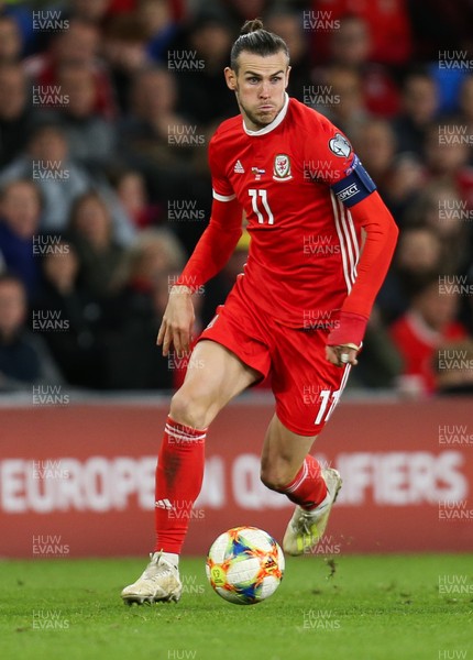 131019 - Wales v Croatia, UEFA Euro 2020 Qualifier - Gareth Bale of Wales