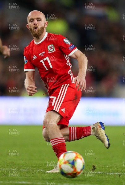 131019 - Wales v Croatia, UEFA Euro 2020 Qualifier - Jonny Williams of Wales