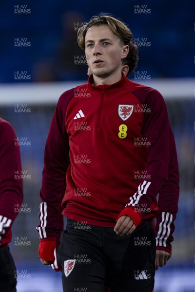 151023 - Wales v Croatia - European Championship Qualifier - Wales' Charlie Savage during the warm up