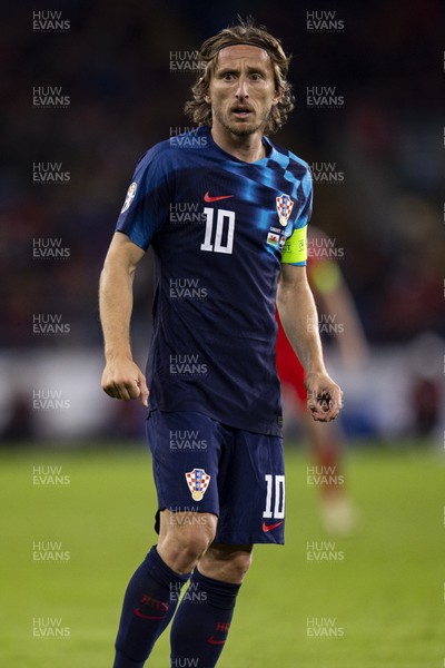 151023 - Wales v Croatia - European Championship Qualifier - Luca Modric of Croatia in action