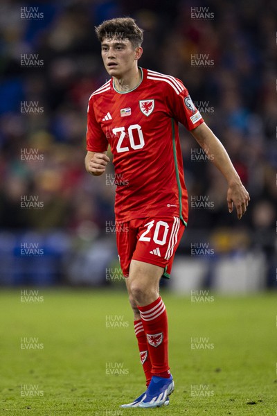 151023 - Wales v Croatia - European Championship Qualifier - Wales' Dan James in action
