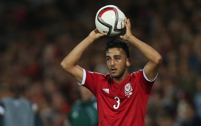 131014 - Wales v Cyprus, UEFA European Championship Qualifier - Wales' Neil Taylor