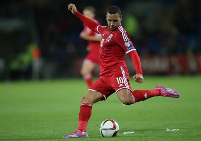 131014 - Wales v Cyprus, UEFA European Championship Qualifier - Wales' Hal Robson-Kanu