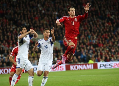 131014 - Wales v Cyprus, UEFA European Championship Qualifier - Wales' Gareth Bale