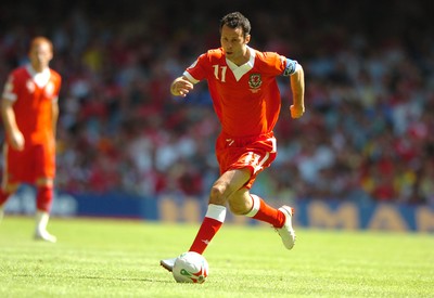 02.06.07 - Wales v Czech Republic - UEFA Euro 2008 Qualifying, Group D - Wales' Ryan Giggs breaks away 