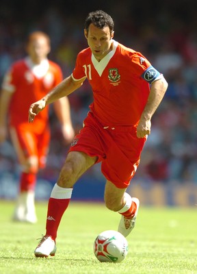 02.06.07 - Wales v Czech Republic - UEFA Euro 2008 Qualifying, Group D - Wales' Ryan Giggs breaks away 