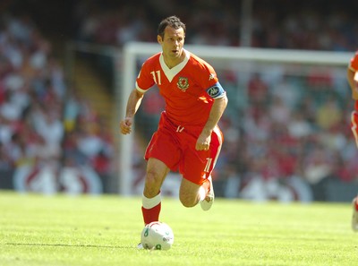 02.06.07 - Wales v Czech Republic - UEFA Euro 2008 Qualifying, Group D - Wales' Ryan Giggs breaks away 